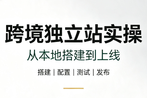 跨境独立站实操:从本地搭建到上线插图 跨境独立站实操:从本地搭建到上线插图