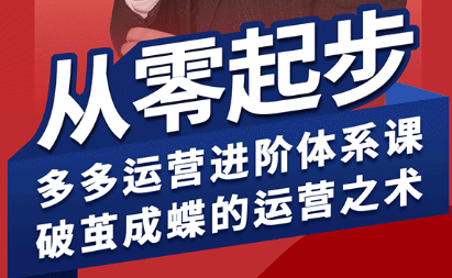 海神·拼多多运营进阶系统课(更新2026)插图